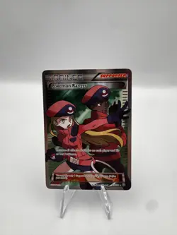 Pokemon Ranger (Full Art) 113/114 XY - Steam Siege Holo Trainer Near Mint - Image 1
