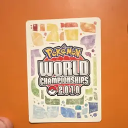 Pokemon Luxray GL Rising Rivals Holo Rare 109/111 Autographed WC 2010 - Image 2