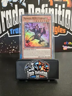 MZMU-EN015 Masked HERO Furnace Super Rare YuGiOh! NEW - Image 1