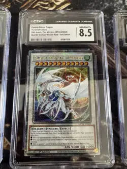 Graded Yugioh Cards MP24 Quarter Century Secret Rarer Grade 8-9 Imsety - Dragon - Image 4