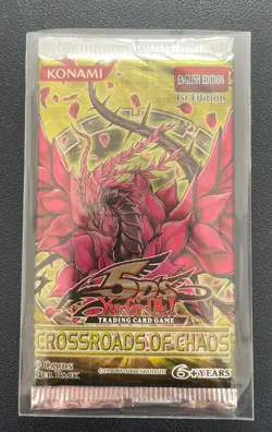 Crossroads Of Chaos Booster Pack Sealed 1st Edition Yugioh - Image 1