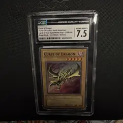 2002 Yu-Gi-Oh! Curse Of Dragon Legend of Blue Eyes LOB 1st Edition Super PSA 8 - Image 1