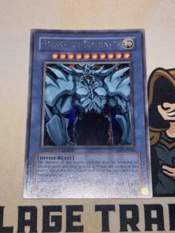 JMP-EN004 Obelisk The Tormentor Secret Rare LIMITED Edition Yu-Gi-Oh! NM+ - Image 3