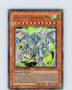 Yu-Gi-Oh Stardust Dragon/Assault Mode DPCT-EN003 Limited Edition Ultra Rare MP - Image 1