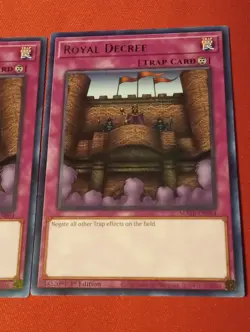 3X Royal Decree - MAZE-EN064 - Rare 1st Ed X3 Light Played -Yugioh! - Image 3