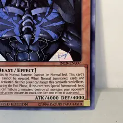 Obelisk the Tormentor (Alt Art) - TN19-EN007 - Prismatic Secret Rare LP Yugioh - Image 4