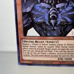 Obelisk the Tormentor (Alt Art) - TN19-EN007 - Prismatic Secret Rare LP Yugioh - Image 5