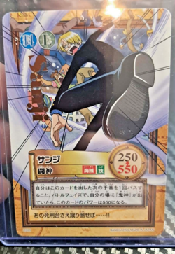 BANDAI One Piece Hyper Battle C300 SANJI GOLD STAMPED SCARCE EARLY CARD - Image 1