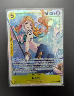 Nami EB03-053 SR Foil English One Piece TCG Card Near Mint - Image 1