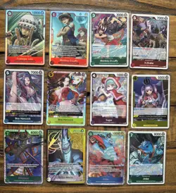 One Piece TCG English OP14 Azure Sea’s Seven 12 Card Lot 🔥✅ - Image 1