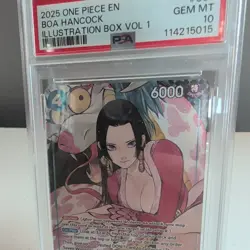 2025 ONE PIECE PROMOS ILLUSTRATION BOX VOL 1 #004 BOA HANCOCK PSA 10 - Image 2