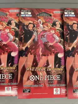 One Piece Heroines Sealed EB-03 Booster English Version 4 Packs SHIPS NOW - Image 3