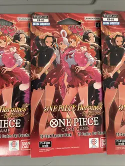 One Piece Heroines Sealed EB-03 Booster English Version 4 Packs SHIPS NOW - Image 4