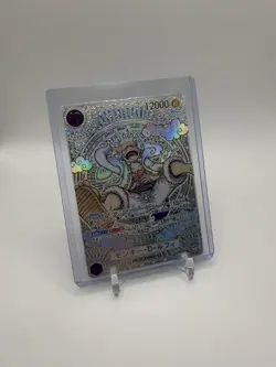 Luffy OP05-119 SEC Parallel Fist of Divine Speed 3rd Anniversary ONE PIECE Gold - Image 3