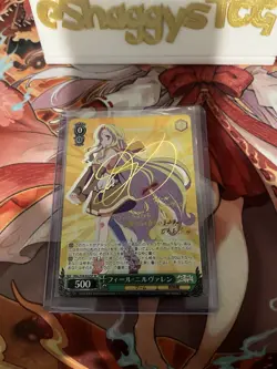 Signed Weiss Schwarz No Game No Life NGL/S58-022SP SP Fiel Nirvalen FOIL - Image 2