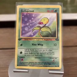Pokemon TCG Bellsprout Jungle Card 49/64 Regular Common 1st Edition - Image 1