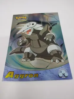Mint/Nm Topps Advanced Pokemon Card Aggron Foil #10 HOLO Vintage Investment - Image 1