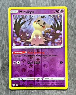 Pokemon TCG: Mimikyu Reverse Holo Darkness Ablaze #081/189 Card Pokemon - Image 1