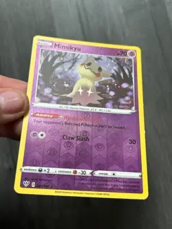 Pokemon TCG: Mimikyu Reverse Holo Darkness Ablaze #081/189 Card Pokemon - Image 5
