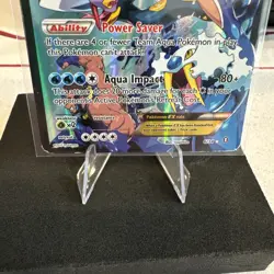 Pokemon Team Aquas Kyogre EX Full Art Ultra Rare Card 6/34 Double Crisis LP - Image 3