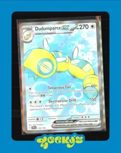 Dudunsparce ex 178/159 SV09: Journey Together Ultra Rare Pokemon Card NM - Image 1