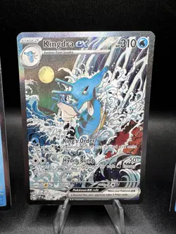 Kingdra EX 131 Pokemon TCG Scarlet & Violet Black Star Promo Set Holo Card NM - Image 2