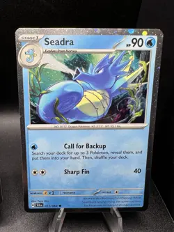 Kingdra EX 131 Pokemon TCG Scarlet & Violet Black Star Promo Set Holo Card NM - Image 4