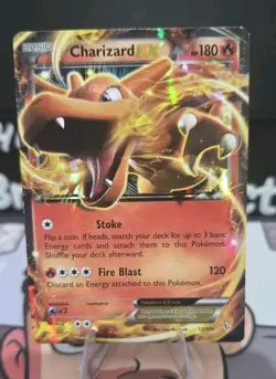 Pokemon TCG Charizard EX Flashfire Rare Holo Card 11/106 XY - Image 1