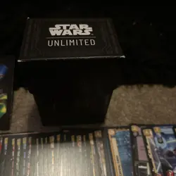 Star Wars Unlimited Legends of The Force Huge Bundle Including Deck Box Cards - Image 3