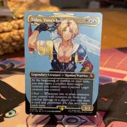 MtG Tidus, Yuna's Guardian (Borderless) - Commander: Final Fantasy (Non Foil) 🔥 - Image 1