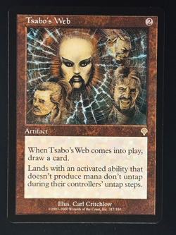 MTG - Tsabo's Web - NM+ NEVER PLAYED! - Invasion #317 - RARE - EN - REG - Image 1