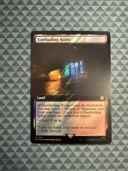 MTG Foreboding Ruins #1087 Surge Foil Ext Are Rare UB: Doctor Who (WHO) - Image 1
