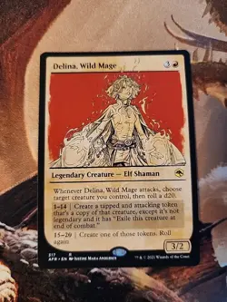 MTG Magic the Gathering Delina, Wild Mage (Showcase) NM - Image 1