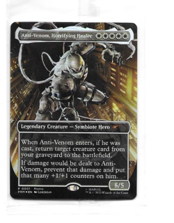 Magic the Gathering MTG Marvel Legends SPECTACULAR SPIDER-MAN & ANTI-VENOM Cards - Image 4