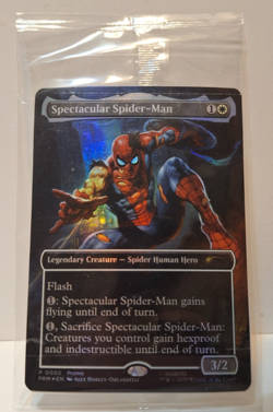 Magic the Gathering MTG Marvel Legends SPECTACULAR SPIDER-MAN & ANTI-VENOM Cards - Image 5