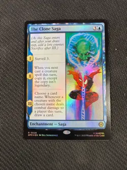 FOIL The Clone Saga SPM 0028 Rare Magic the Gathering Marvel's Spider-Man - Image 1