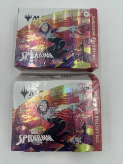 (2) Lot 2025 Magic The Gathering Marvel's Spider-Man Collector Booster Box - Image 1