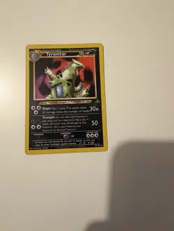 Pokemon TCG Neo Discovery Tyranitar Card 31/75 Non Holo - Light Played - Image 1