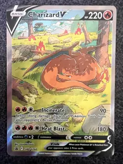 Charizard V SWSH260 Black Star Promo Holo Pokemon Card NM - Image 1