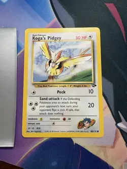 Pokemon TCG Koga's Pidgey Gym Challenge 80, Unlimited Common Card - Image 1