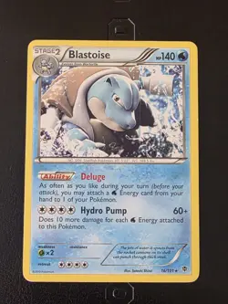 Blastoise 16/101 – Rare Non Holo | BW Plasma Blast | MP Deck Exclusives Regular - Image 1
