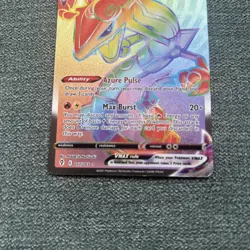 Pokemon TCG Rayquaza VMAX 217/203 Evolving Skies Rainbow Secret Rare - Image 4