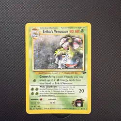 Pokemon TCG Erika's Venusaur 4/132 Gym Challenge Holo HP - Image 1