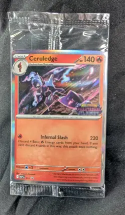 Pokemon Phantasmal Flames Prerelease Staff Promo Set of 4 Unopened - Cereludge+ - Image 1