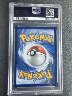 Pokemon TCG Team Rockets Meowth Card 203/182 Destined Rivals PSA NM-MT 8 - Image 2
