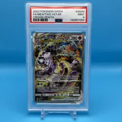 2023 POKEMON MEWTWO VSTAR GG44/GG70 CROWN ZENITH - PSA 9 - Image 1