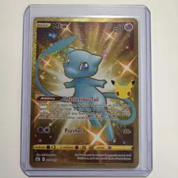 2021 Pokemon Celebrations MEW Gold Secret Rare Holo 025/025 - Image 1