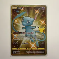 2021 Pokemon Celebrations MEW Gold Secret Rare Holo 025/025 - Image 2