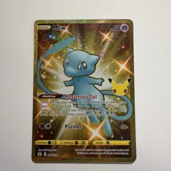 2021 Pokemon Celebrations MEW Gold Secret Rare Holo 025/025 - Image 3