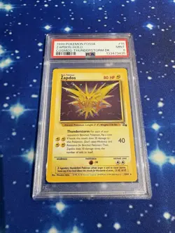 Zapdos 15/62 Fossil Holo Rare Cosmos Thunderstorm Pokemon TCG PSA 9 - Image 1